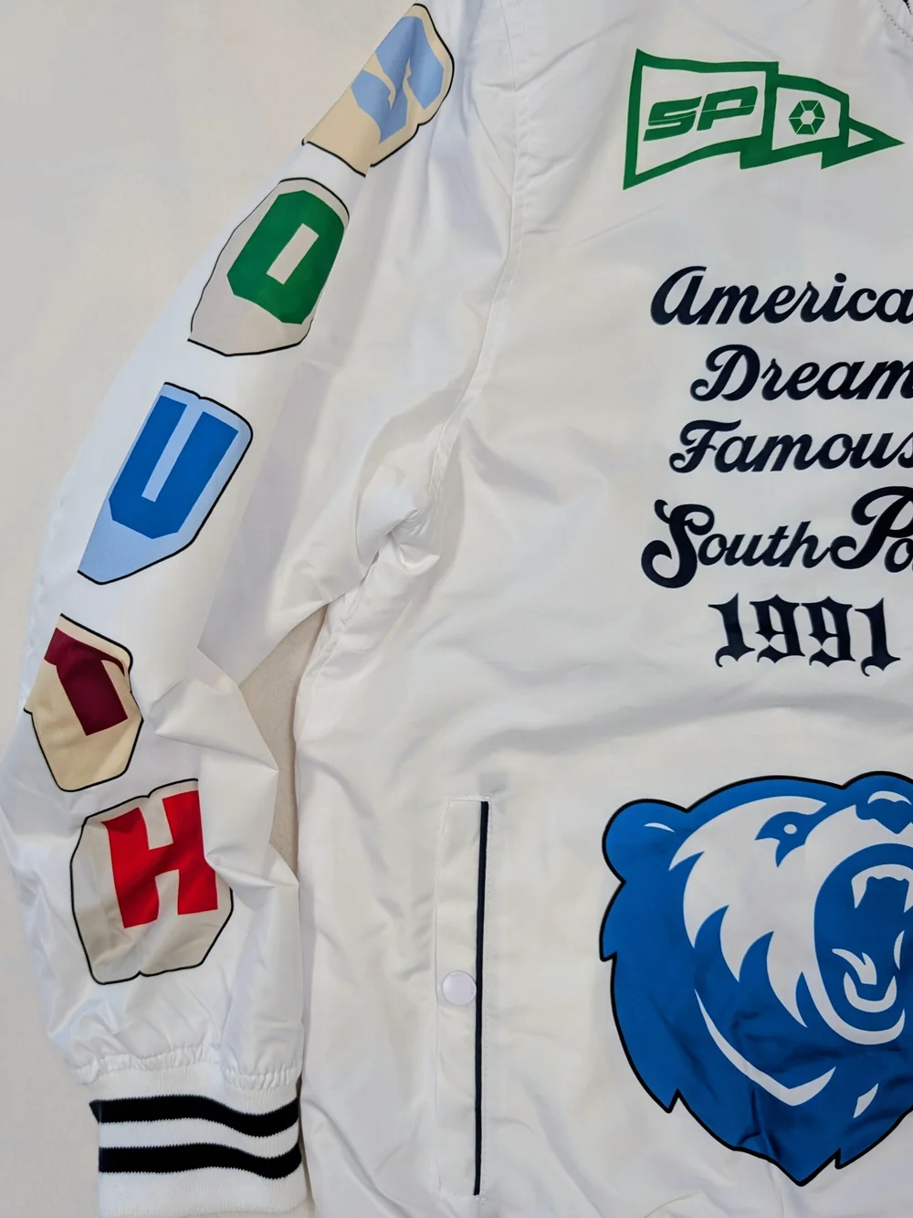 South Pole white varsity